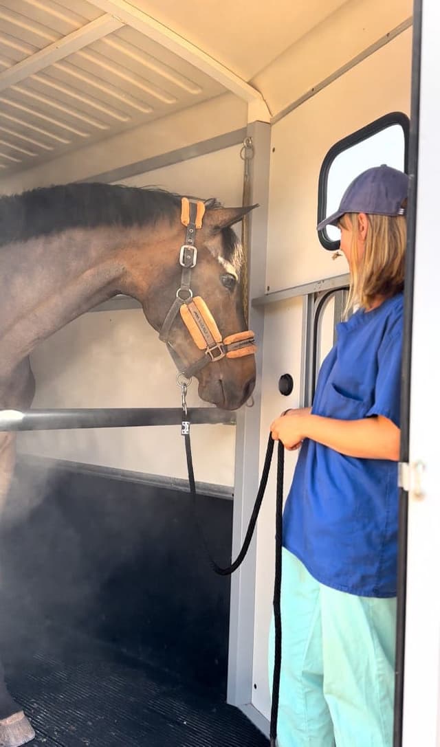 Salt therapy session